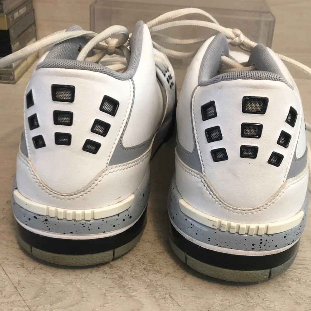Jordan Flight 23 Cement White & Black & Gray Sneakers Unisex US12
